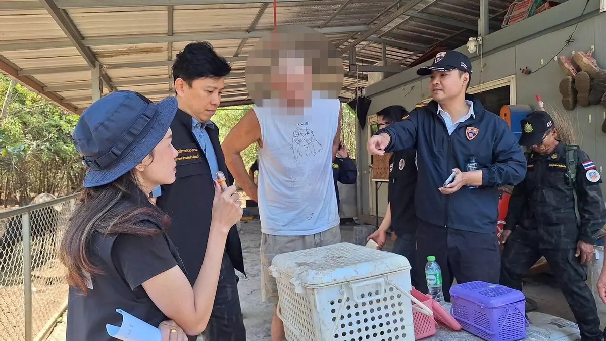 Frank Cuesta, detenido en Tailandia por la posesión ilegal de animales protegidos