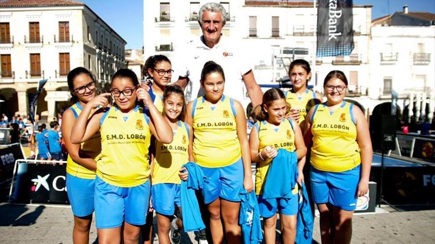 ‘basket’ con fernando romay en la plaza