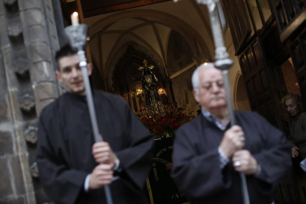 Procesión del Jesús Cautivo en la Semana Santa de Avilés