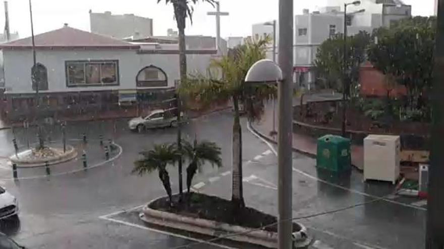 Así llueve en Vecindario