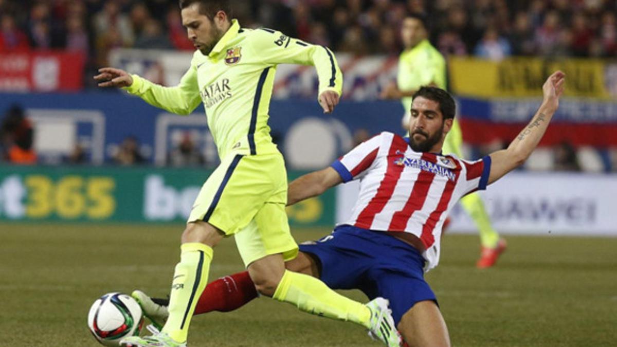 Jordi Alba fue uno de los destacados en la victoria del Barça