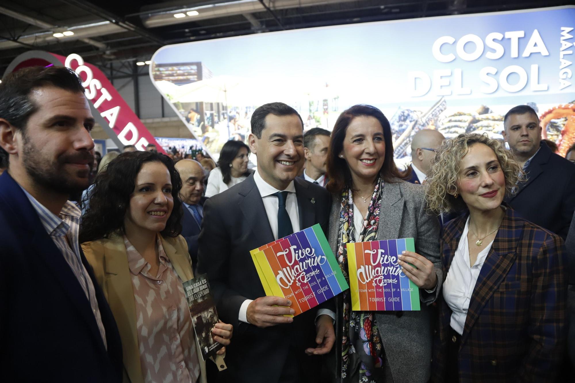 Inauguración del pabellón de Andalucía en la Feria de Turismo Fitur 2023