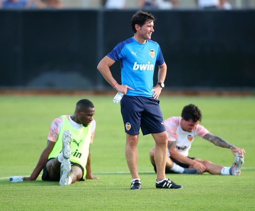 Primer entrenamiento de Marcelino García con el Valencia CF 19/20