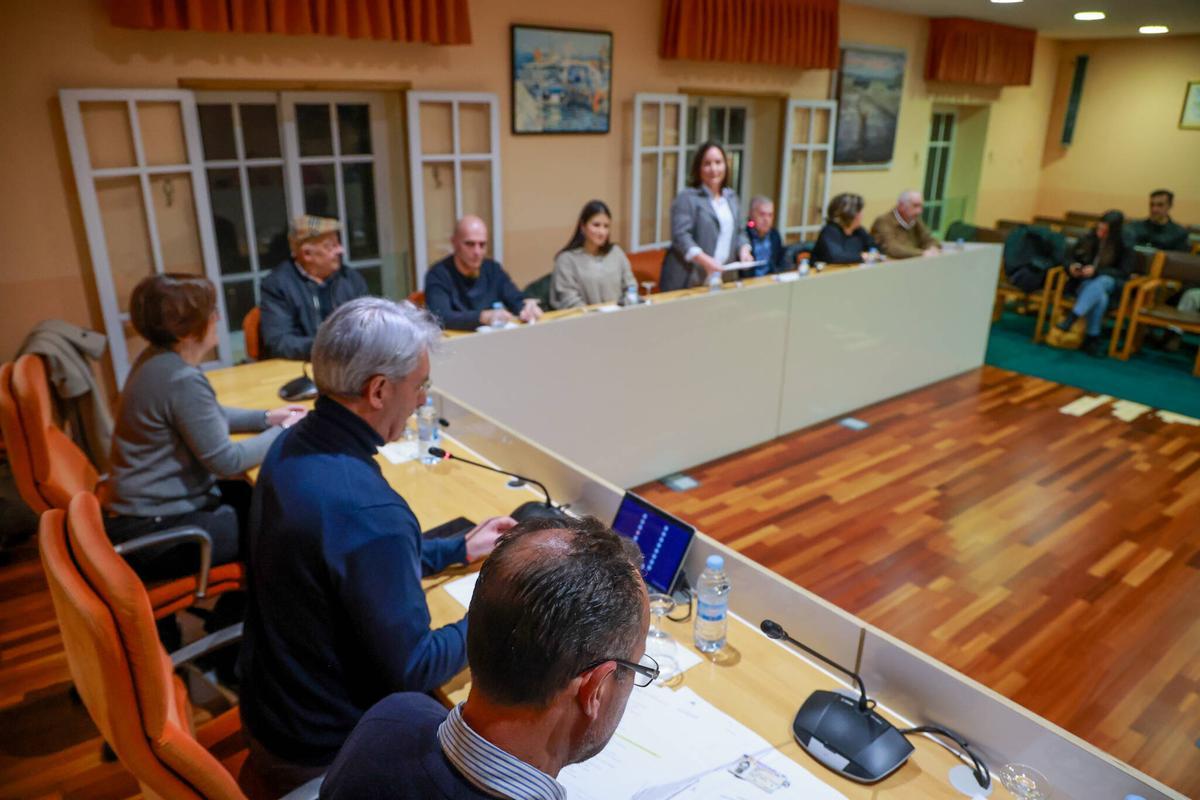 El pleno celebrado anoche.