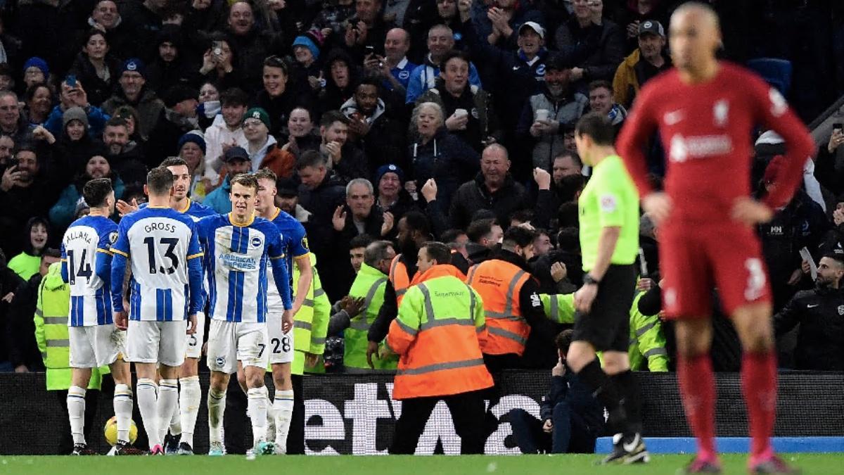 El Brighton celebra uno de los tantos