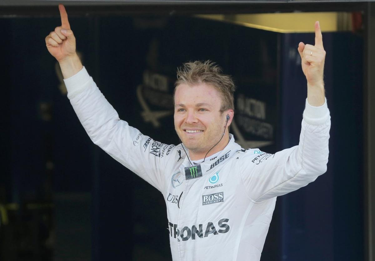 Formula One - Russian Grand Prix - Sochi  Russia - 1 5 16 - Mercedes F1 driver Nico Rosberg of Germany celebrates victory during the Russian Grand Prix    REUTERS Maxim Shemetov