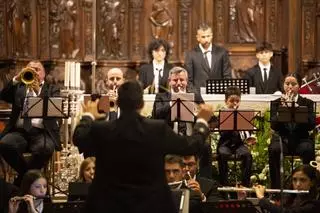Así ha sido el estreno del himno en la Concatedral de Santa María