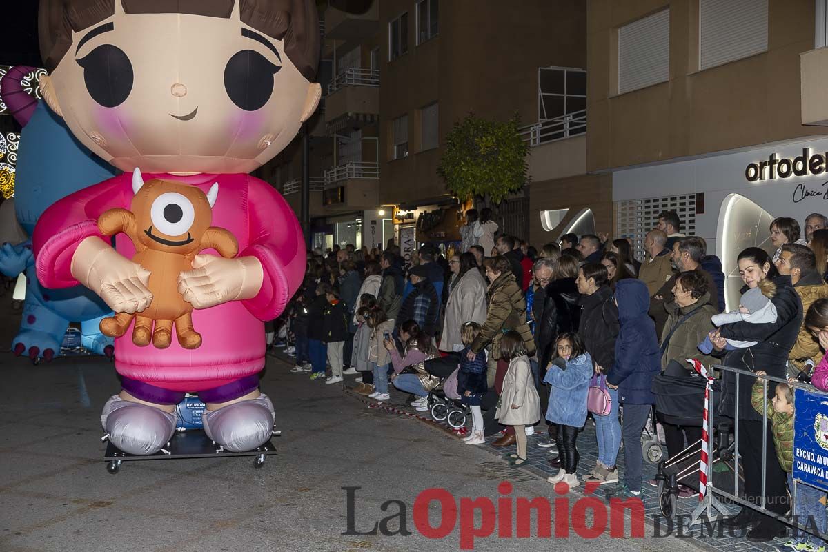 Así ha sido el desfile de Papá Noel en Caravaca