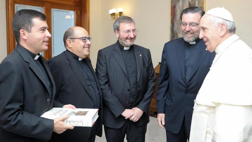 Cuatro sacerdotes cordobeses celebran sus bodas de plata en el Vaticano junto al Papa