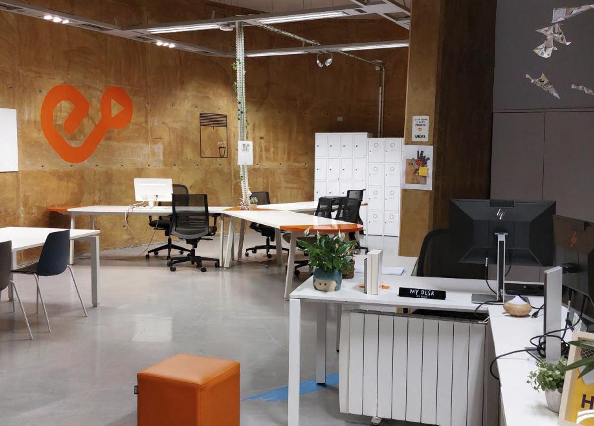 Interior de las instalaciones del Talud de La Ería.