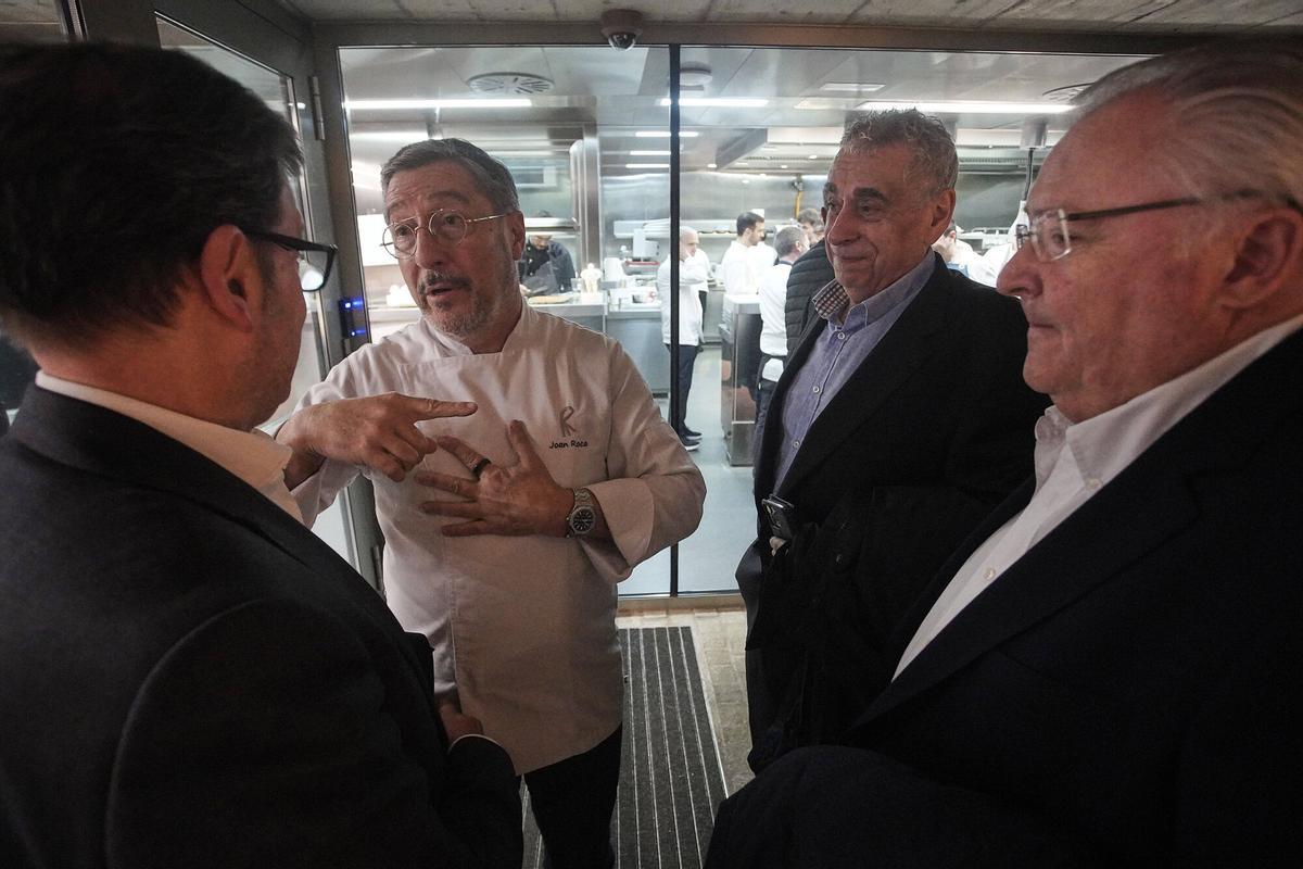 Les imatges del sopar dels restaurants gironins amb estrella Michelin a l'Esperit Roca