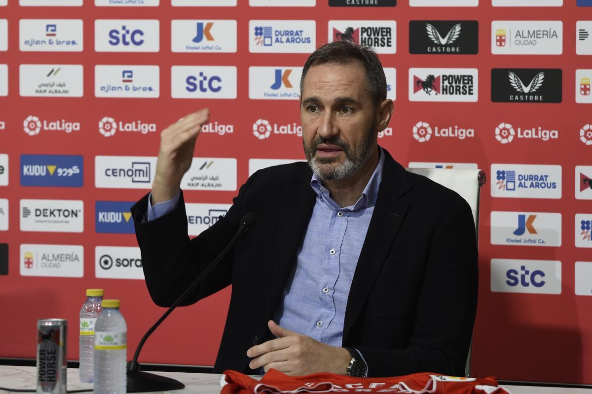 Vicente Moreno nuevo entrenador de la UD Almería