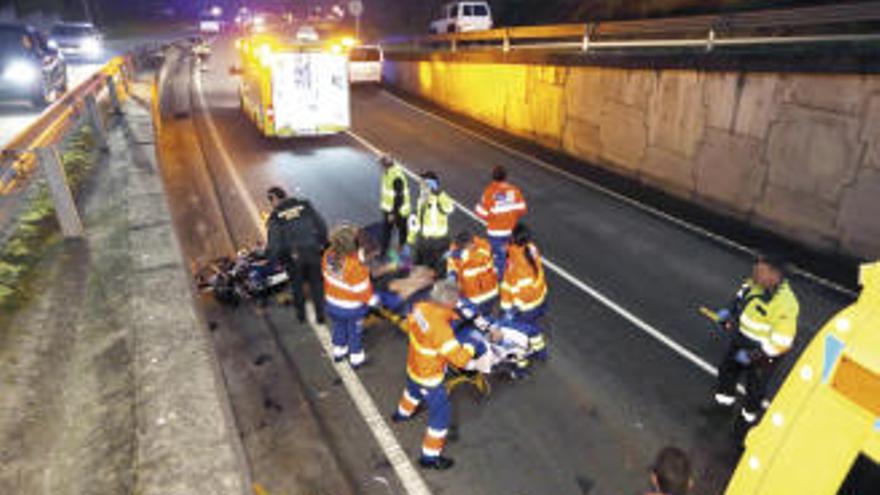 Fallece en el hospital el conductor de la moto del accidente de Salceda