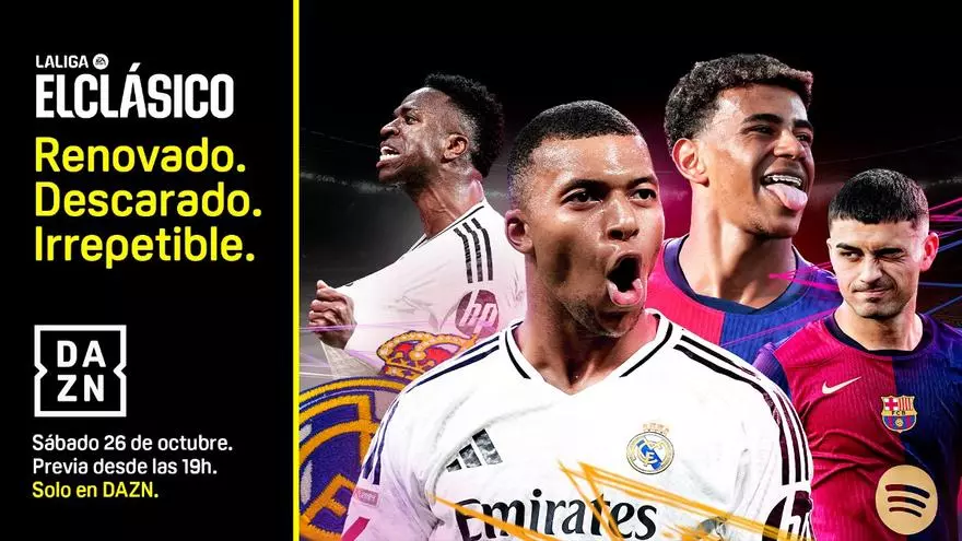 El vídeo promocional de DAZN para el clásico