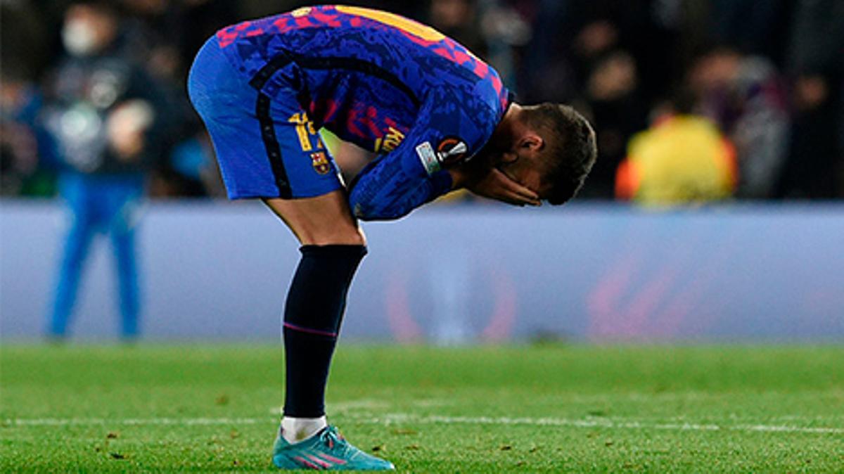 FC Barcelona - Nápoles | Las lágrimas de Ferran Torres al terminar el partido