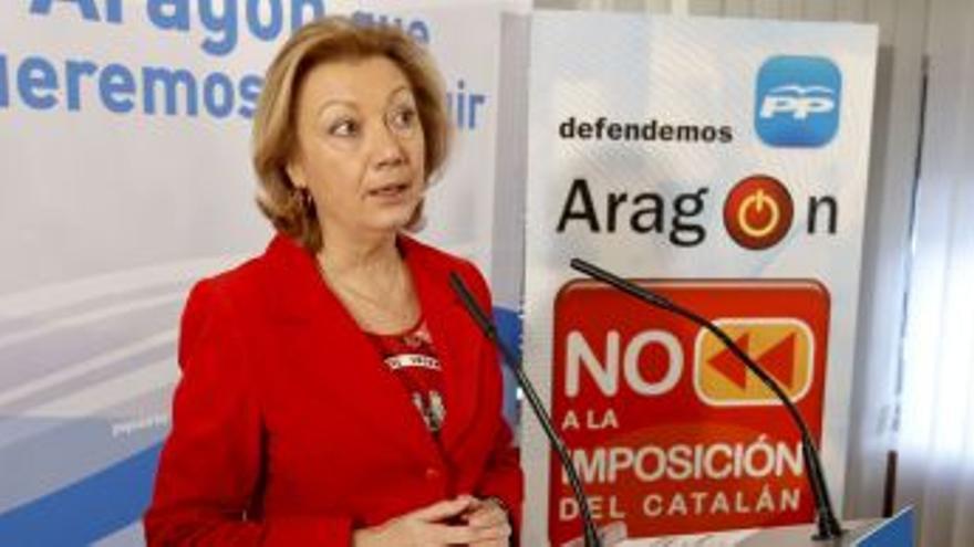 El PP recoge 38.000 firmas para evitar la normalización del catalán en Aragón