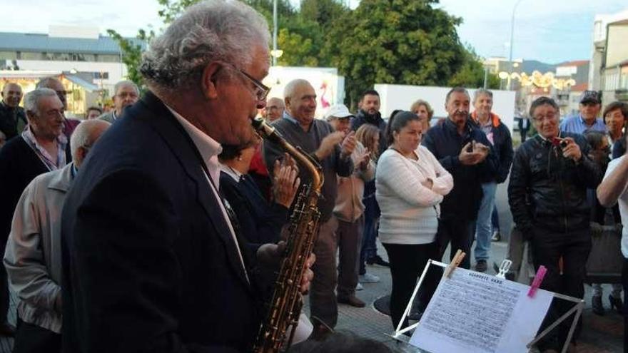 Un momento de la actuación de la Banda. // Iñaki Abella