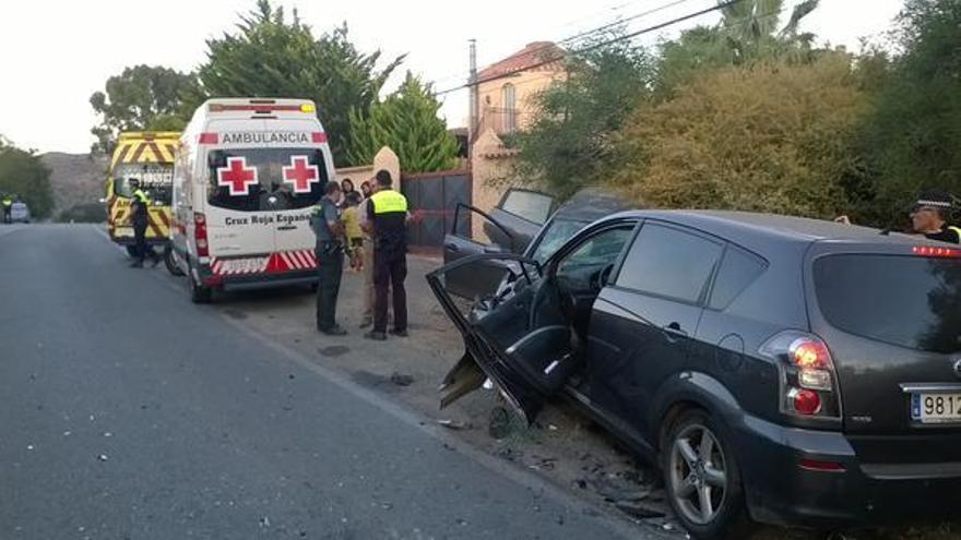 Uno de los vehículos implicados en el accidente