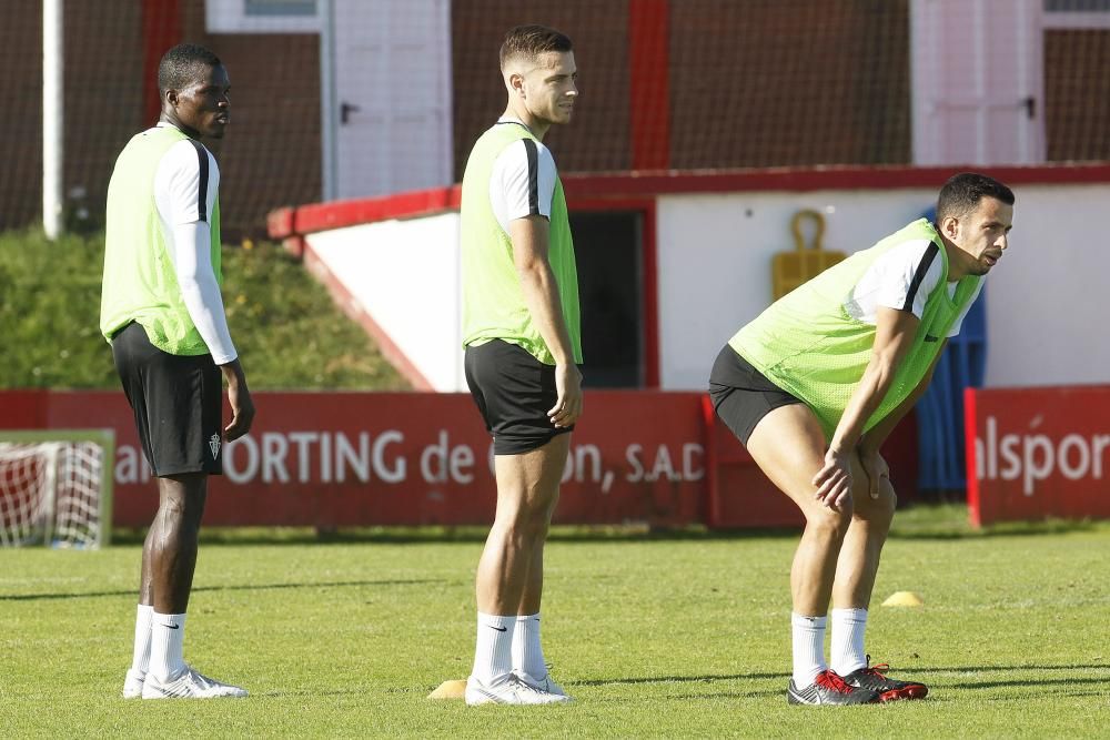 Entrenamiento del Real Sporting de Gijón