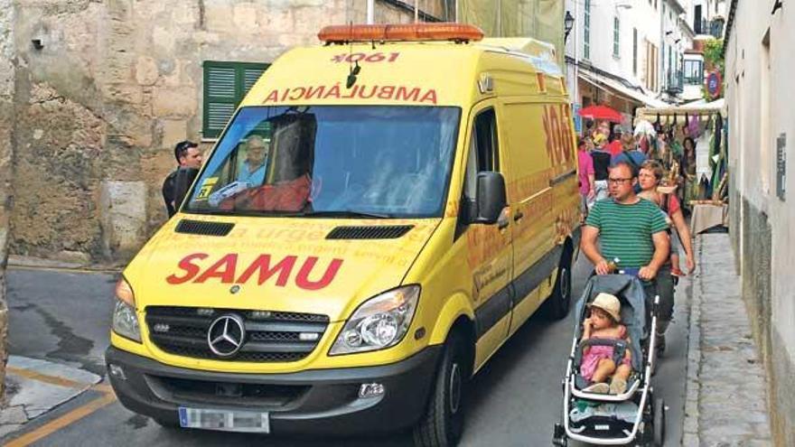 Asistencias sanitarias en el mercado de Sineu