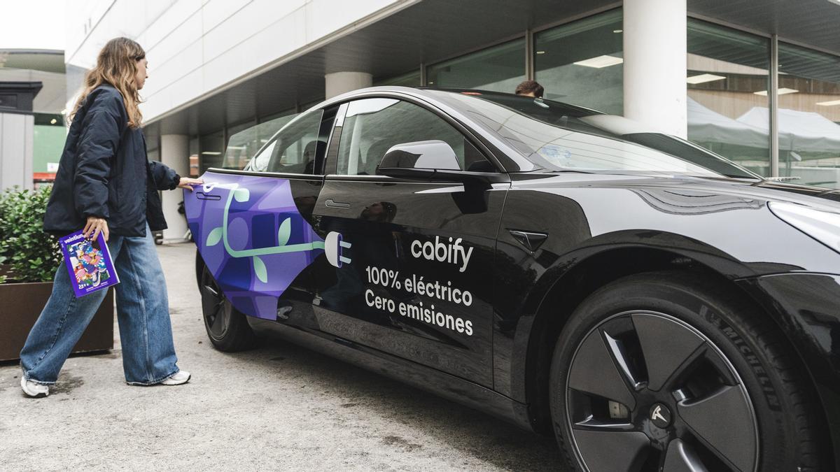 Vehículo de Cabify.
