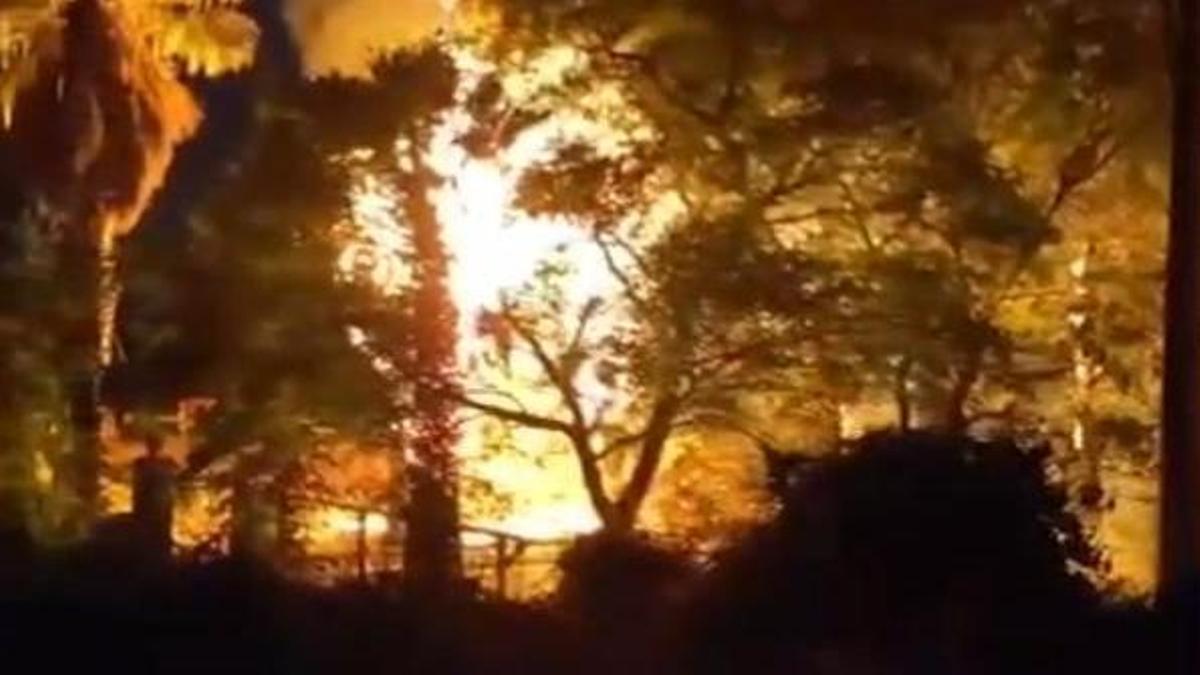 Incendio en Santa Cruz