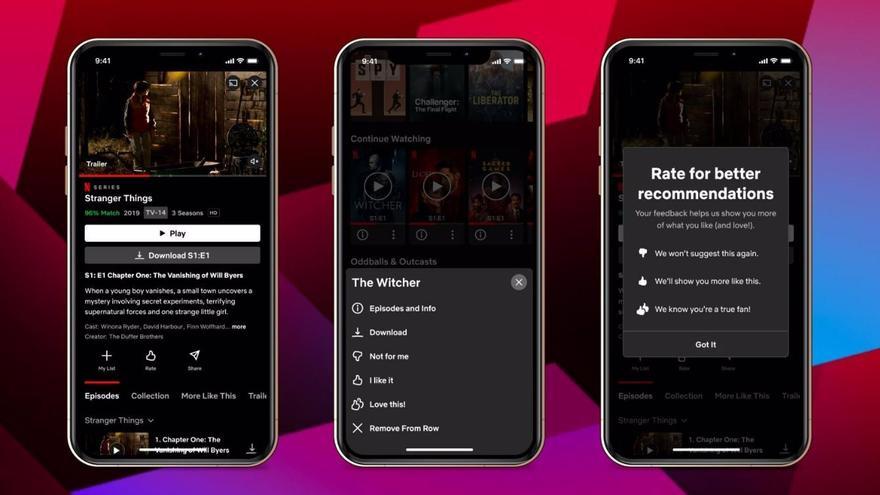 Netflix añade el botón &#039;Me encanta&#039;