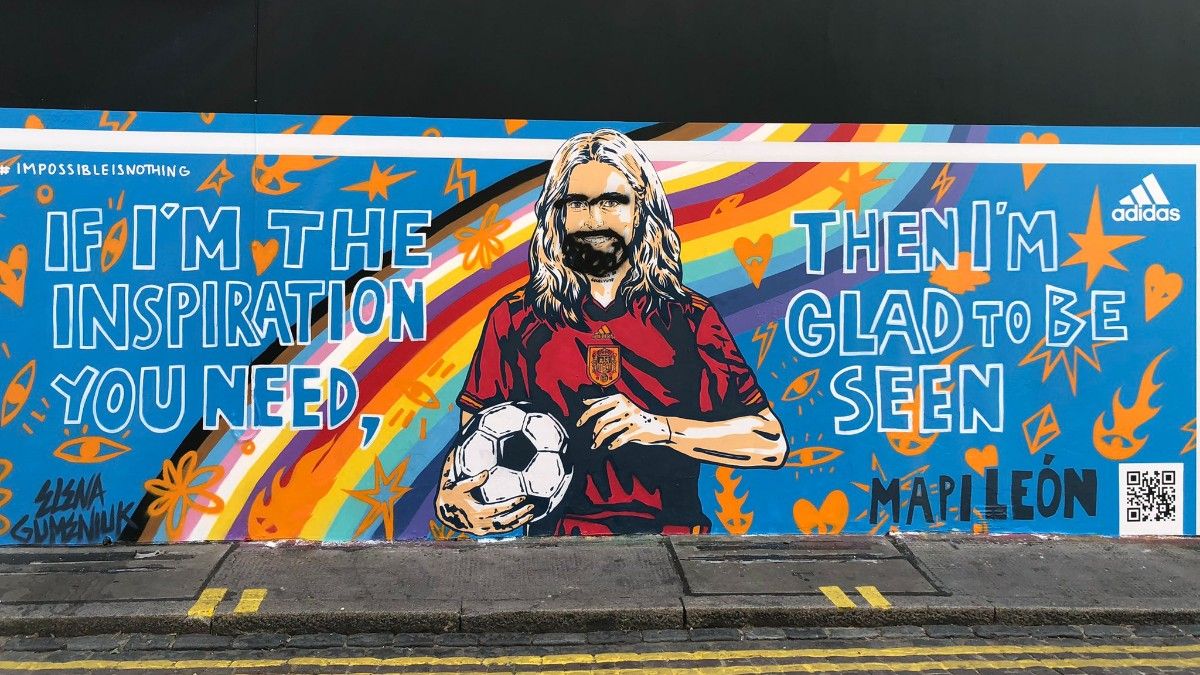 El ataque vandálico contra el mural de Mapi León en Londres