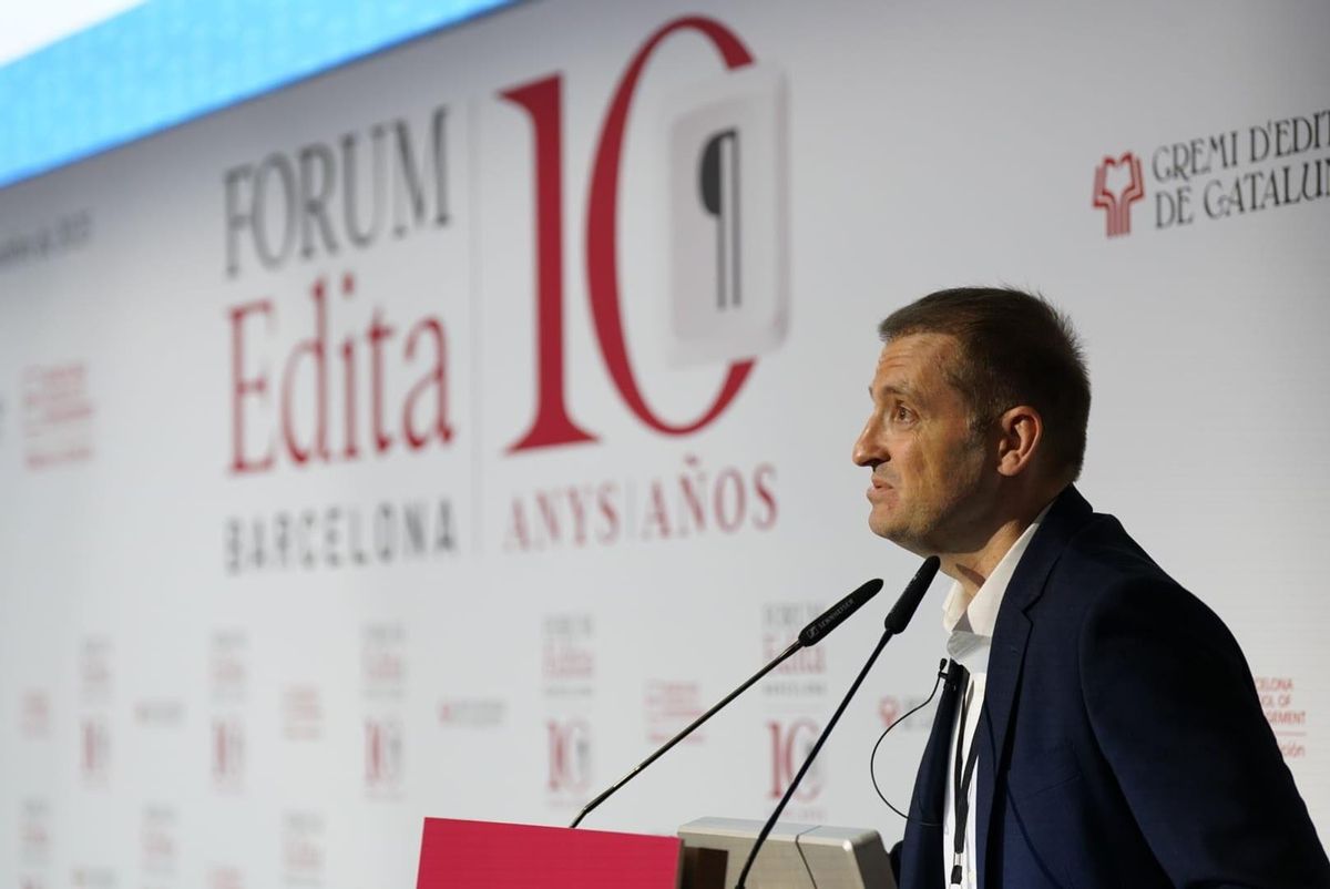 Jorge Corrales, director general de Cedro, durante su ponencia en el Forum Edita
