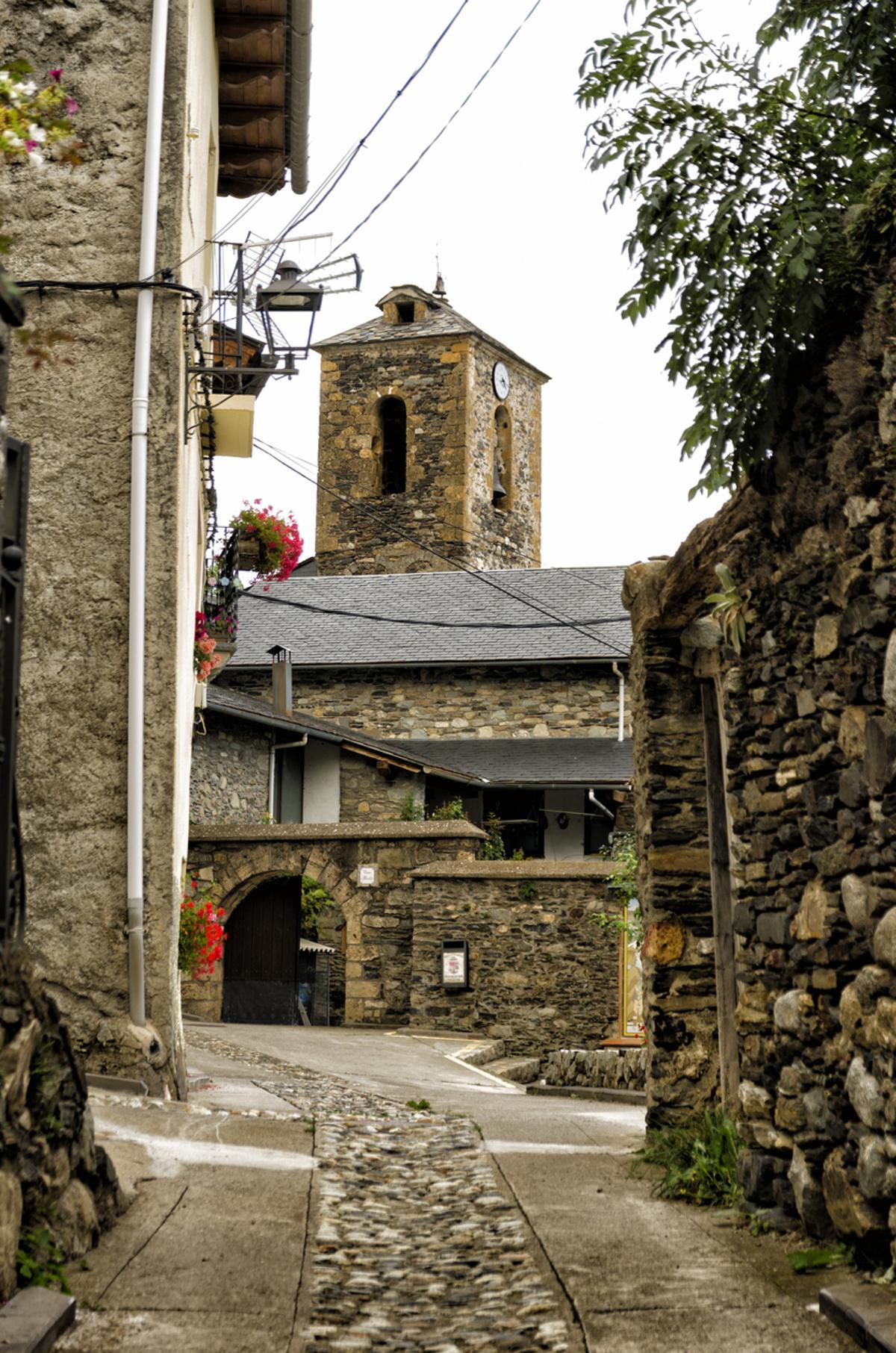 Pueblo de Sahún, en Huesca