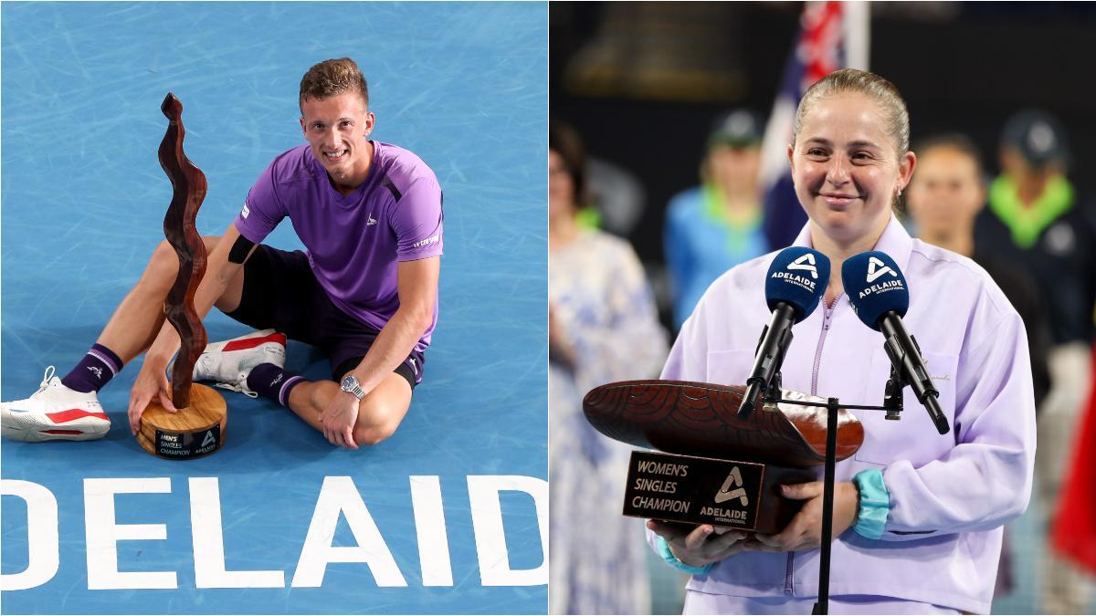 Lehecka y Ostapenko se coronan en Adelaida