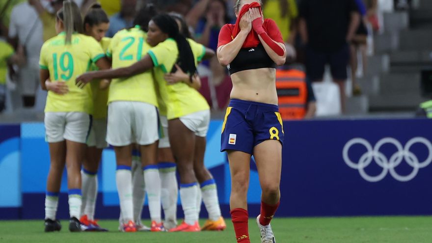 Fútbol en los Juegos Olímpicos: Brasil - España, en imágenes