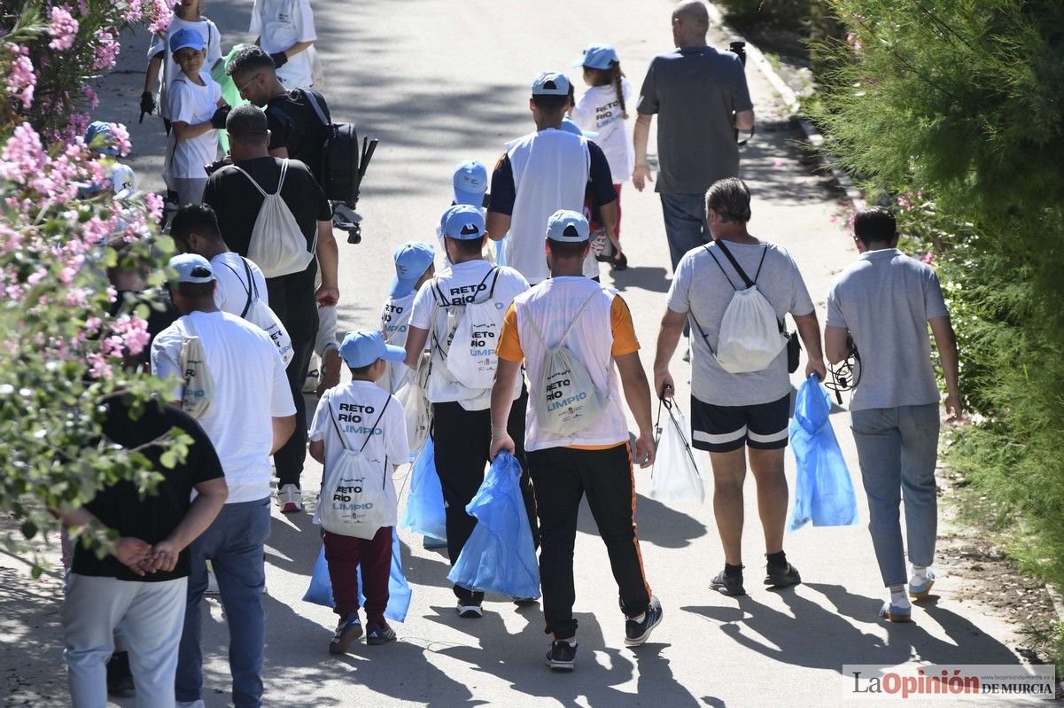 Todas las imágenes del reto de limpieza del río Segura en Murcia