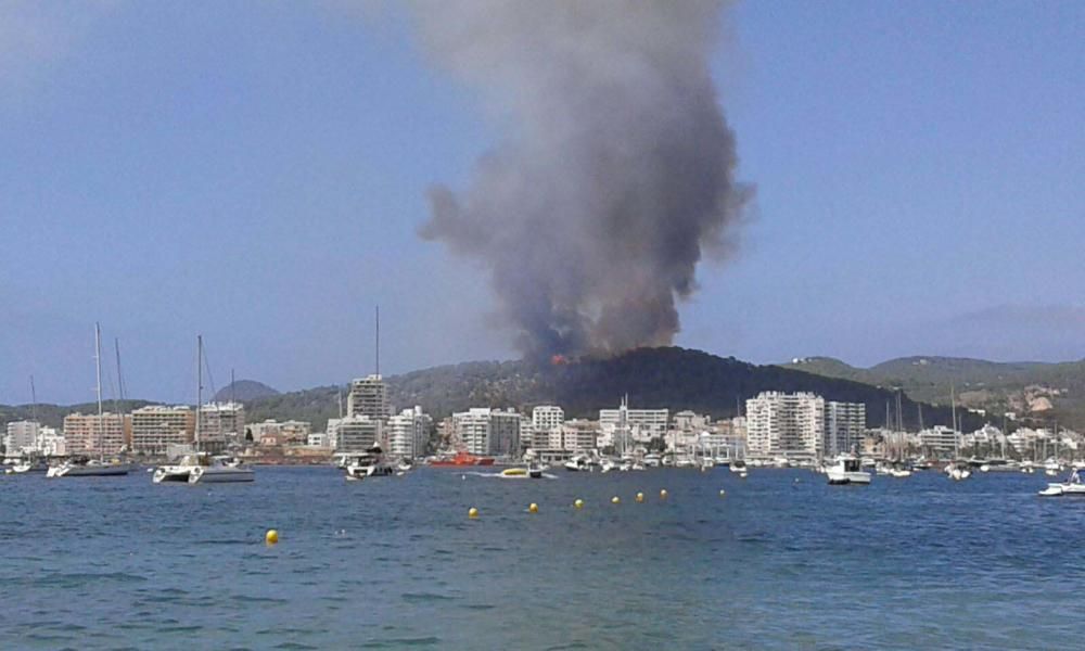 Incendio en Sant Antoni