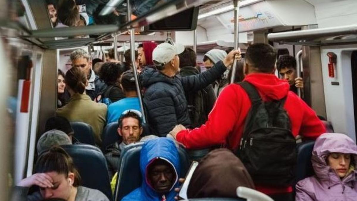 Un tren en Mallorca.