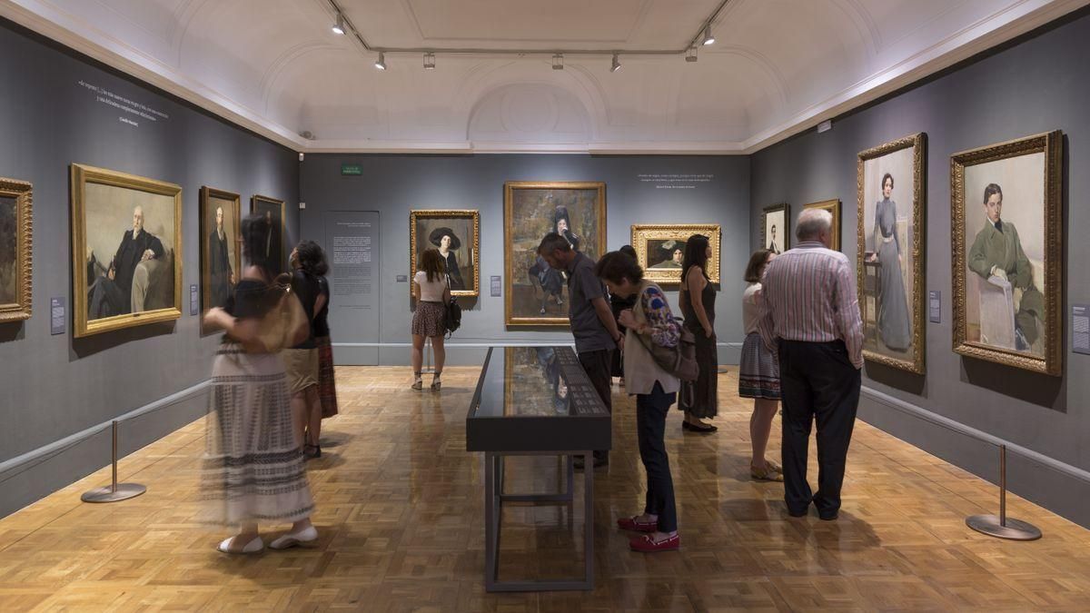 Exposición 'Sorolla en negro'.