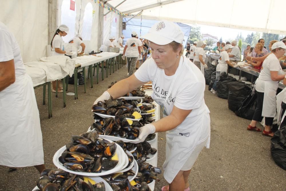 La fiesta gastronómica en honor al producto estrella de Moaña también quiso ser un homenaje a la figura de la mujer