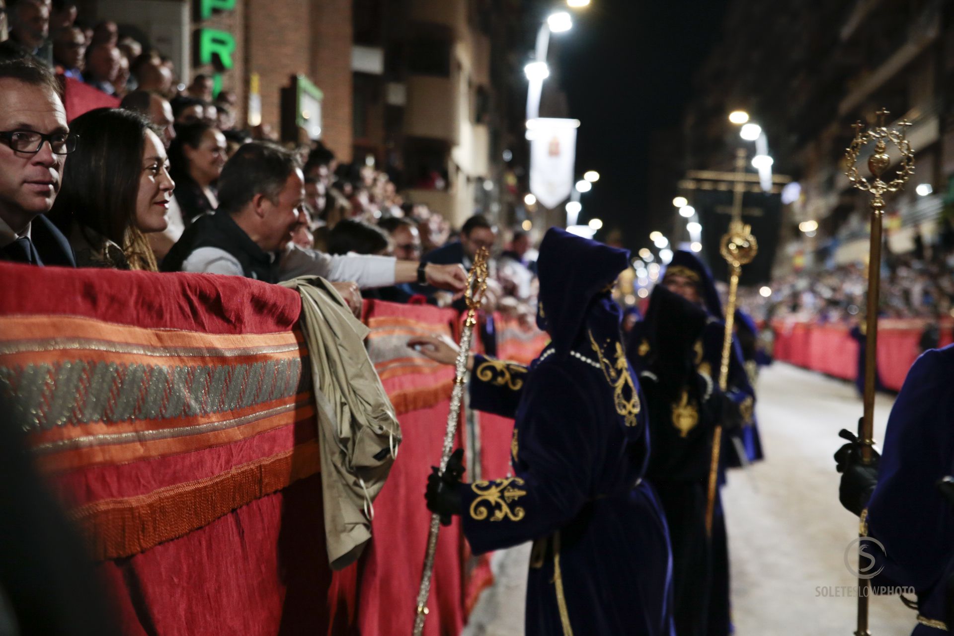 Procesión Viernes de Dolores en Lorca