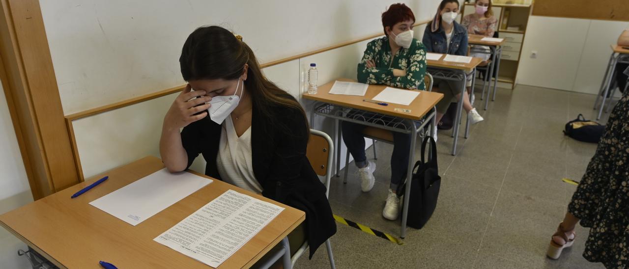 Examen de les oposicions a docent l&#039;any passat.