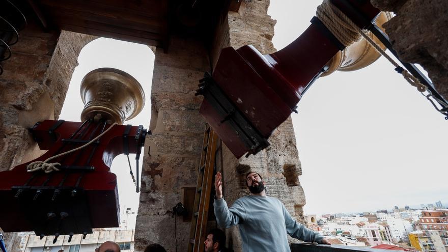 Las campanas de los Santos Juanes recuperan su sonido original con la Pascua