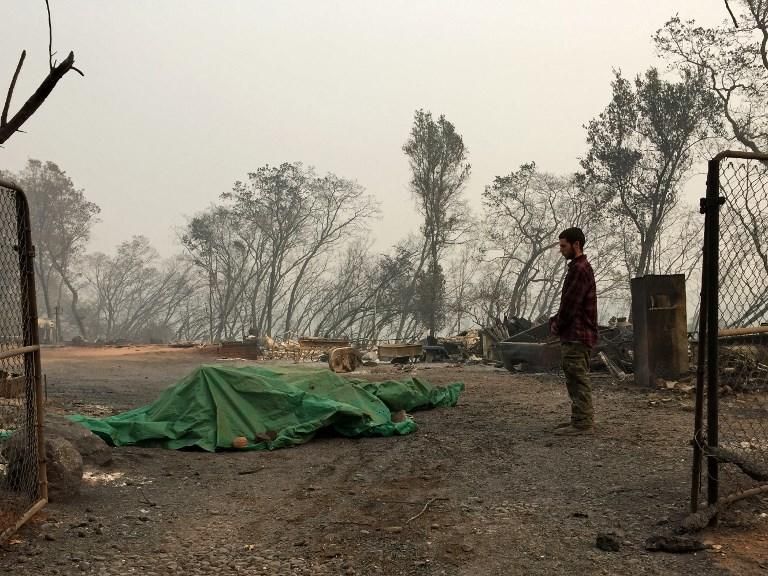 El devastador incendio de California, en imágenes