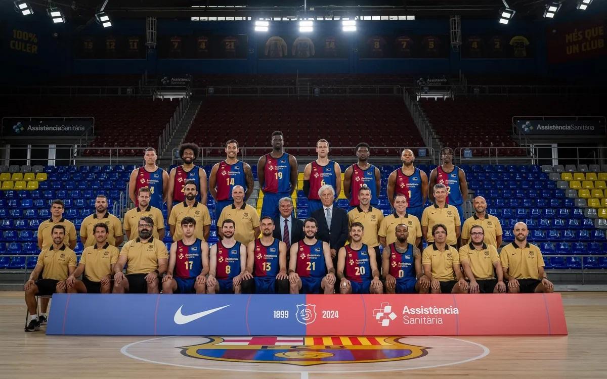 El Barça ya cuenta con la foto oficial de la nueva temporada antes de partir hacia China