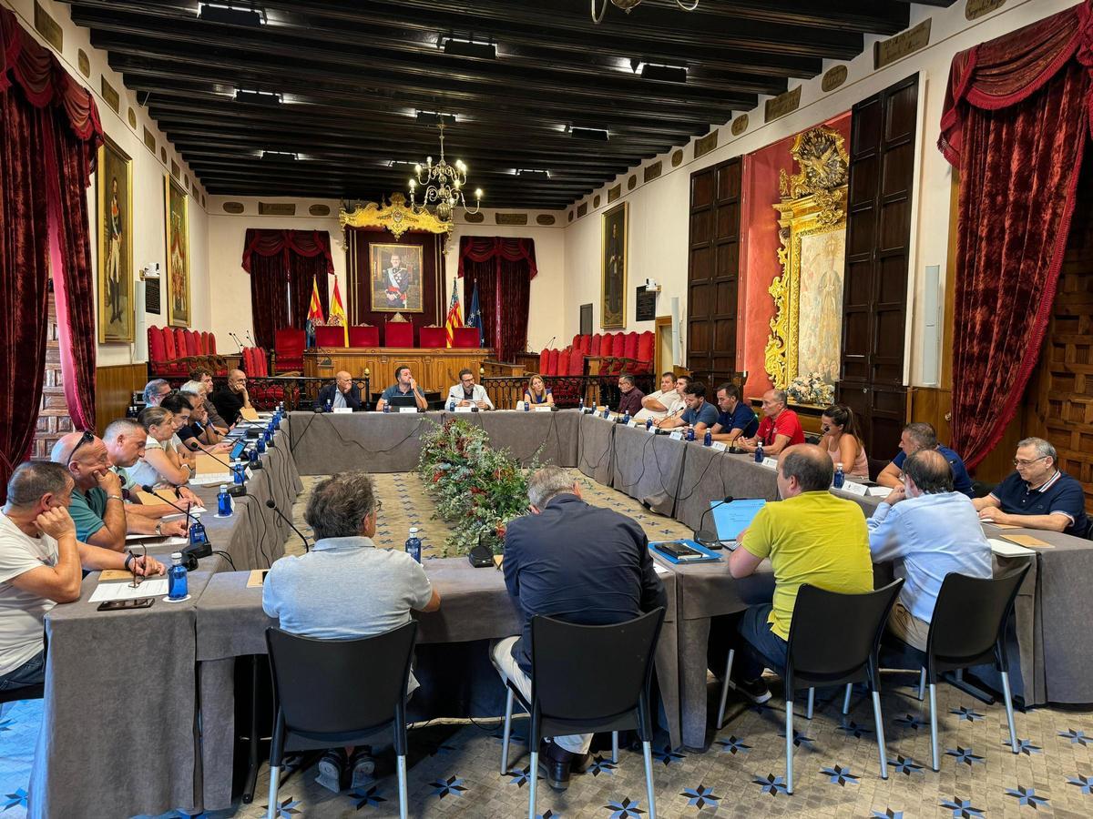 La reunión del Ejecutivo local con entidades deportivas este jueves por la tarde.