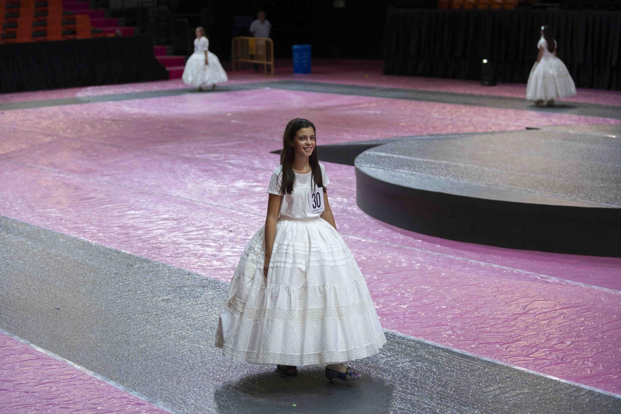 Así ha sido el ensayo de la gala para la elección de las cortes falleras 2023: infantiles