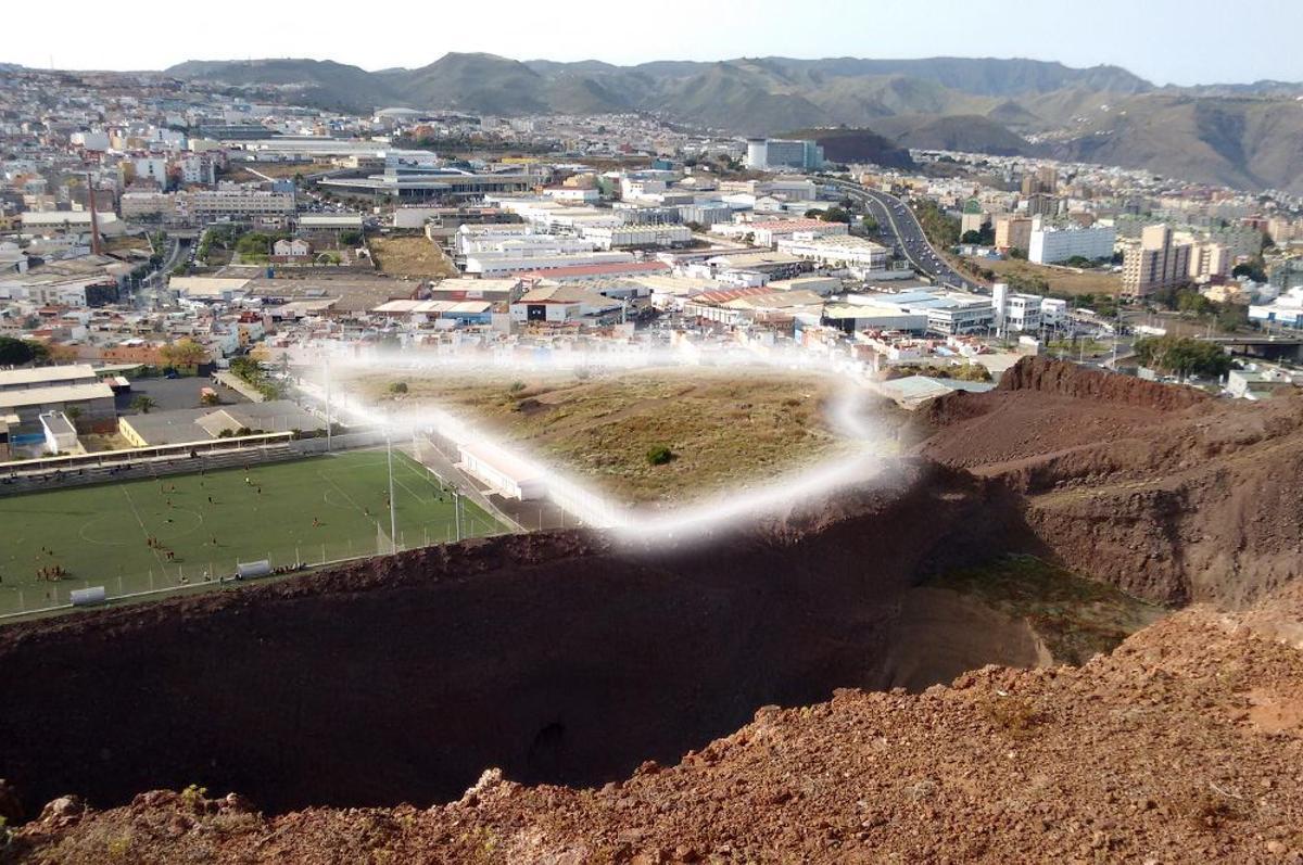 Espacio que ocupará el nuevo parque de Taco.