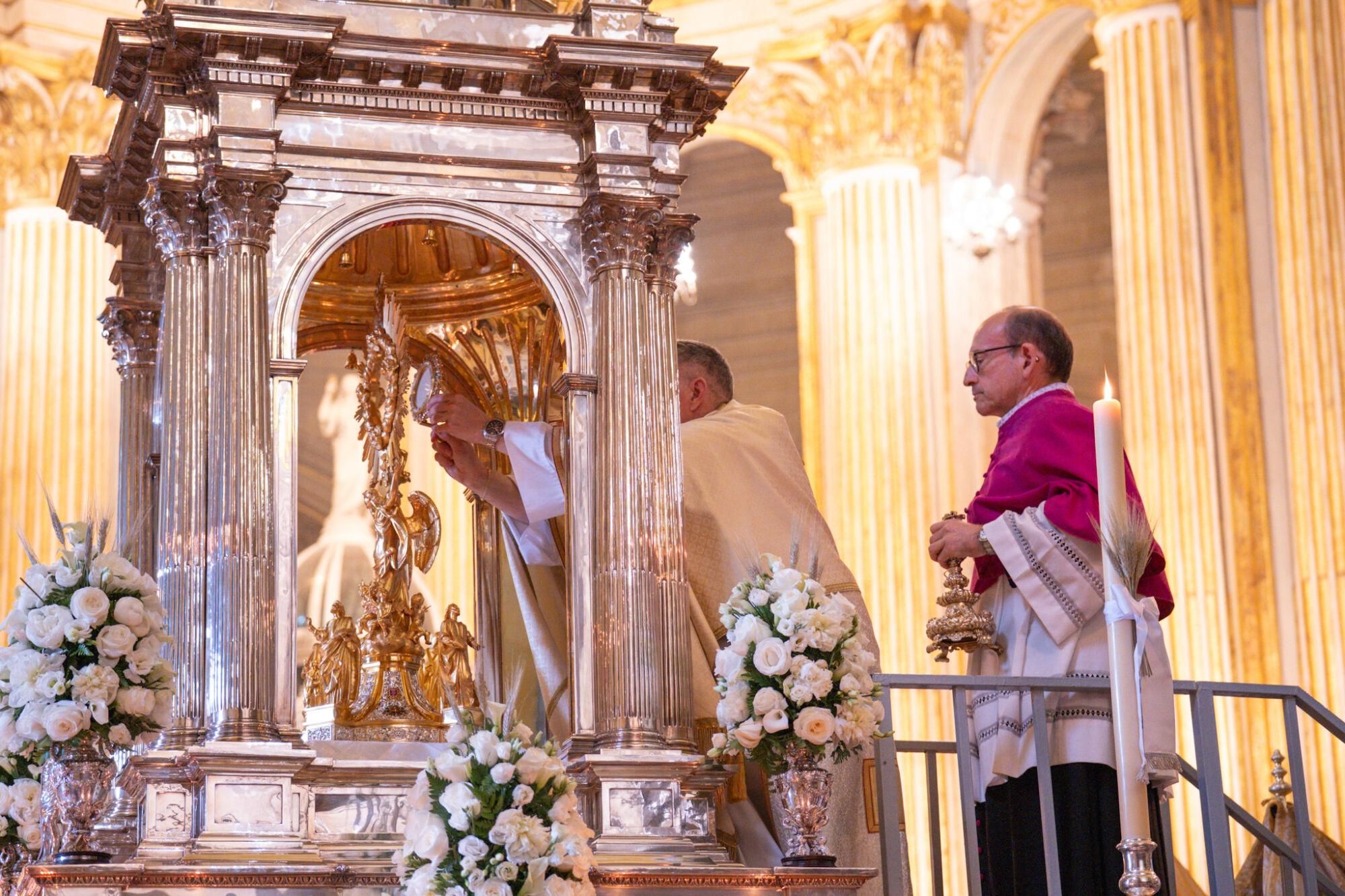 Procesión del Corpus Christi en Málaga 2025