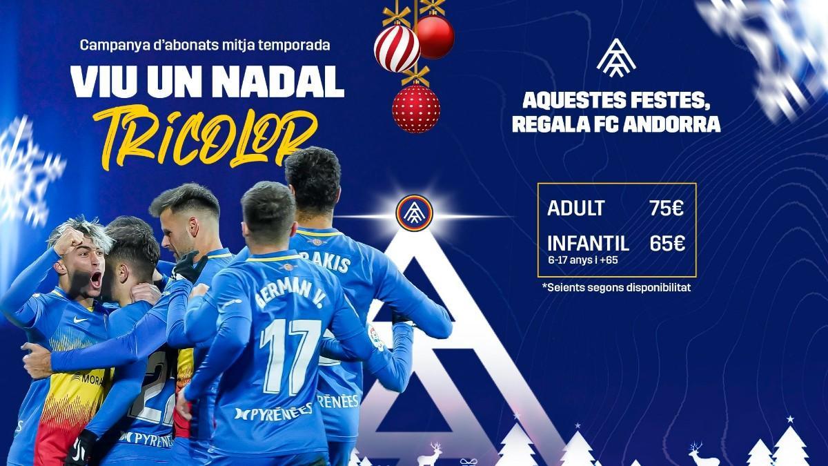 Nuevos abonos de media temporada del Andorra