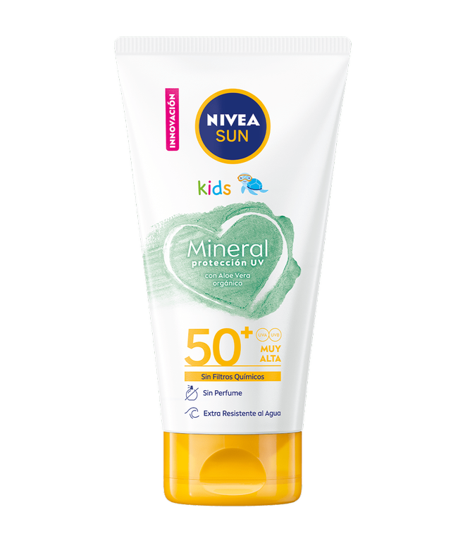 Crema Solar Mineral Niños FP50+ de Nivea Sun