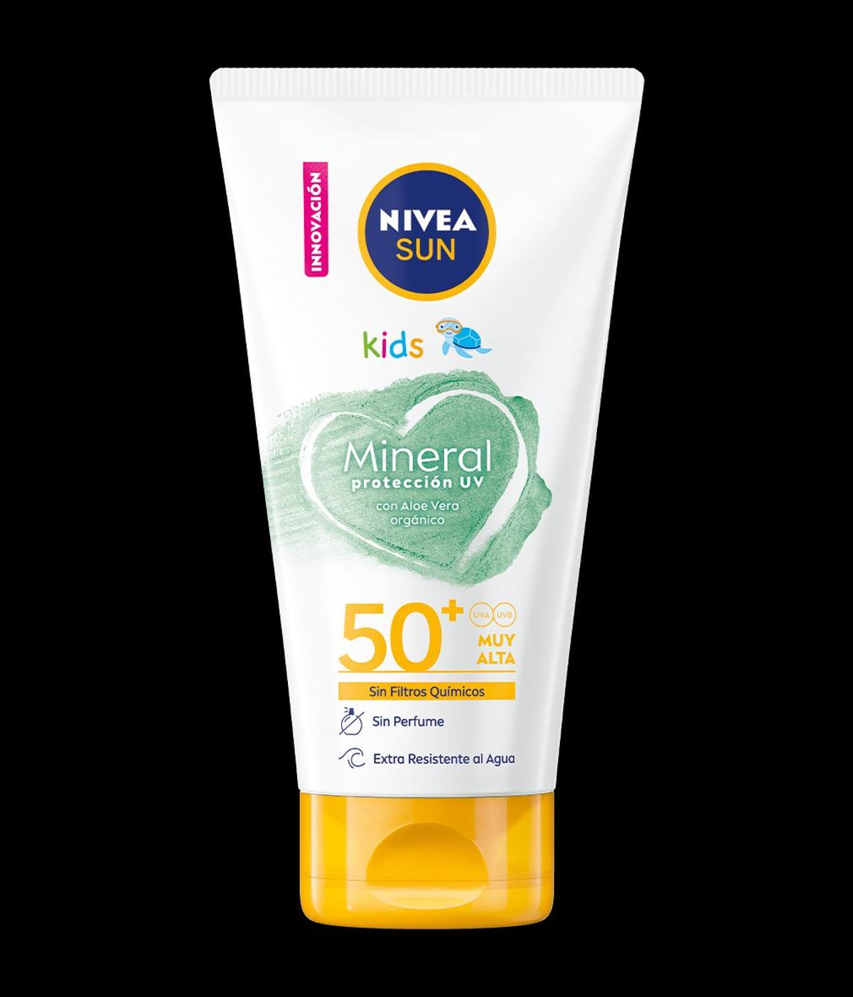 Crema Solar Mineral Niños FP50+ de Nivea Sun