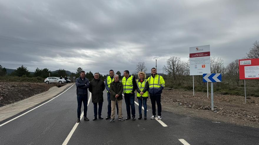 Sagallos y Linarejos, mejor conectados: fin de las obras de la carretera tras 1,5 millones de euros